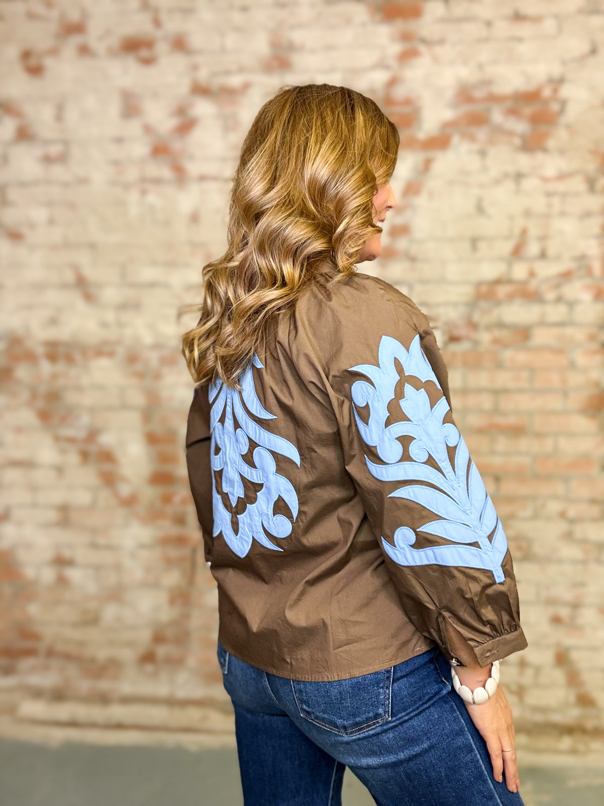 Fran Applique Top