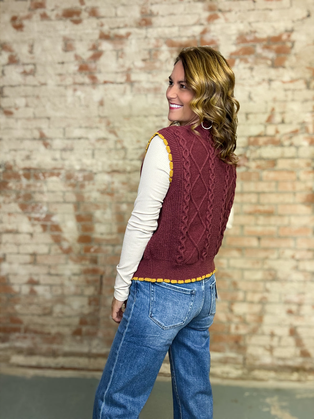 Hilda Knit Sweater Vest
