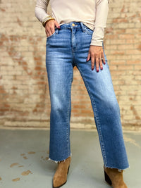 Ellen High Rise Crop Jeans