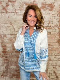 Ivy Jane Tania Embroidered Top - FINAL SALE