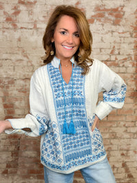 Ivy Jane Tania Embroidered Top - FINAL SALE