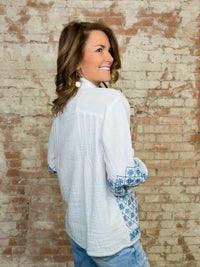 Ivy Jane Tania Embroidered Top - FINAL SALE