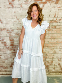 Susie Textured Midi Dress FINAL SALE