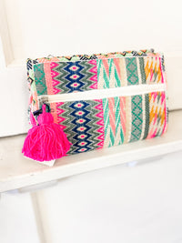Justine Bright Zipper Pouch