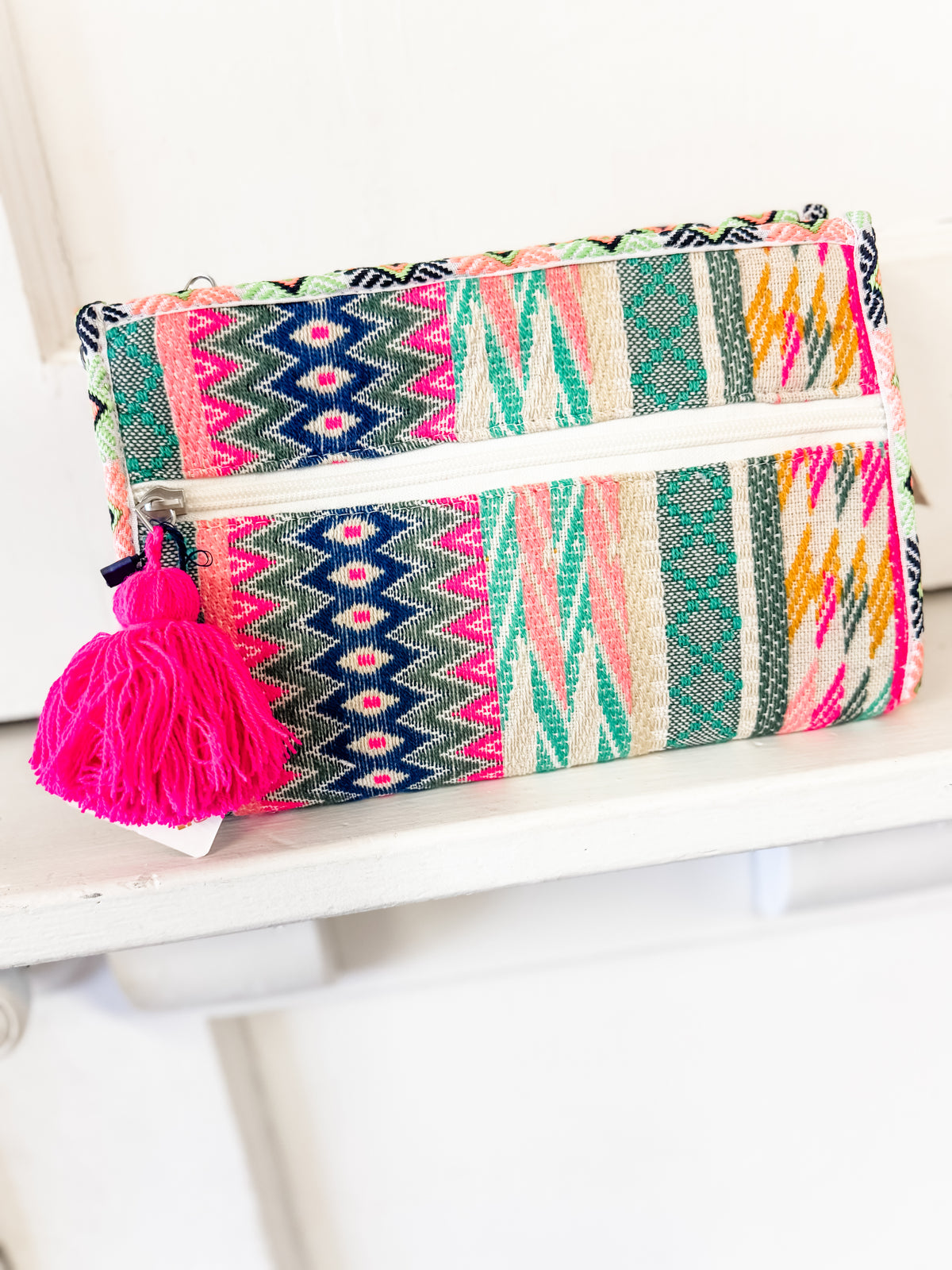 Justine Bright Zipper Pouch