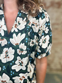 THML Jade Floral Top