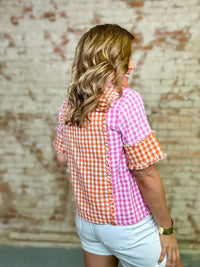 THML Nadia Gingham Top