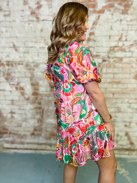 Delaney Puff Sleeve Dress FINAL SALE