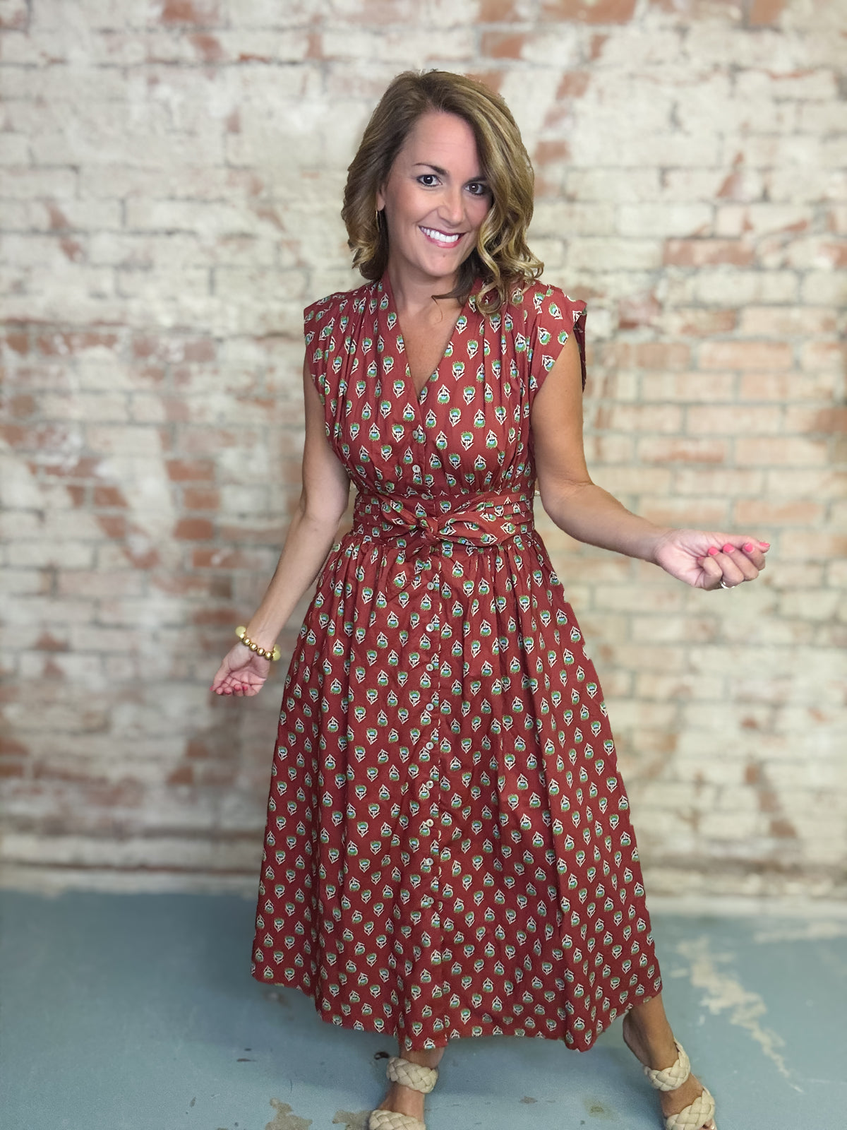 Lorna Geo Print Dress