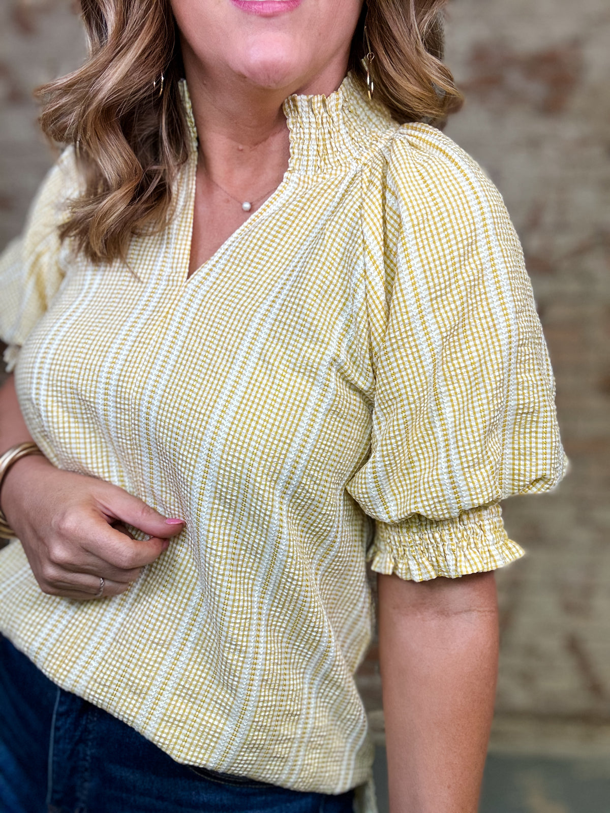 Lainee Textured Top