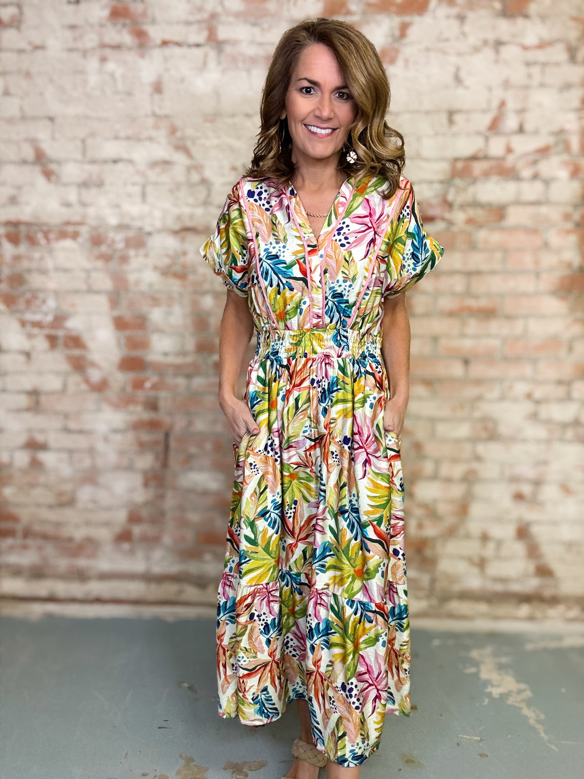 Fern Tropical Dress FINAL SALE