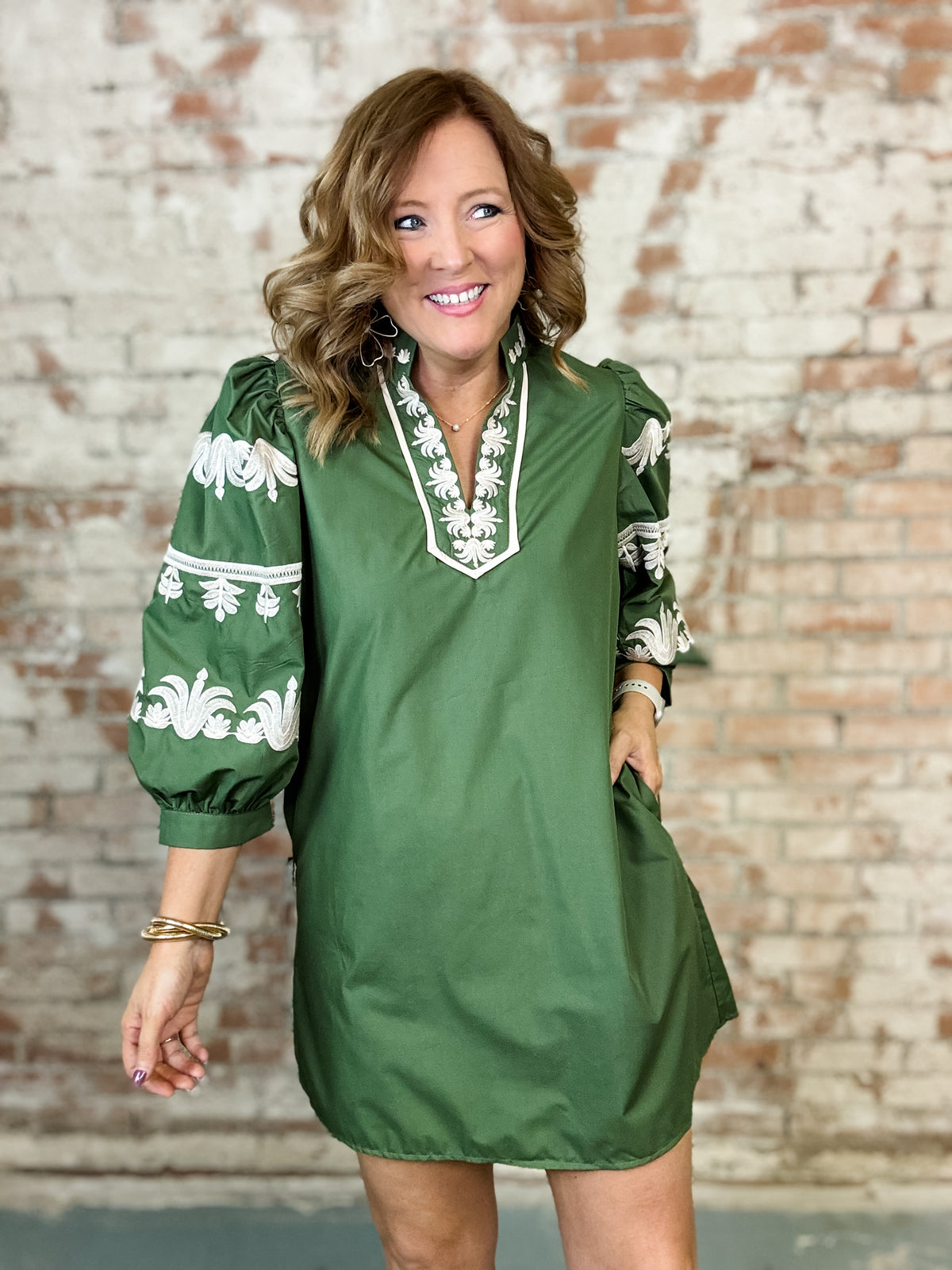 Obert Embroidered Dress - FINAL SALE