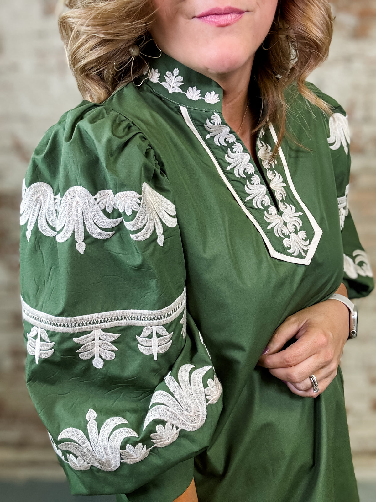 Obert Embroidered Dress - FINAL SALE