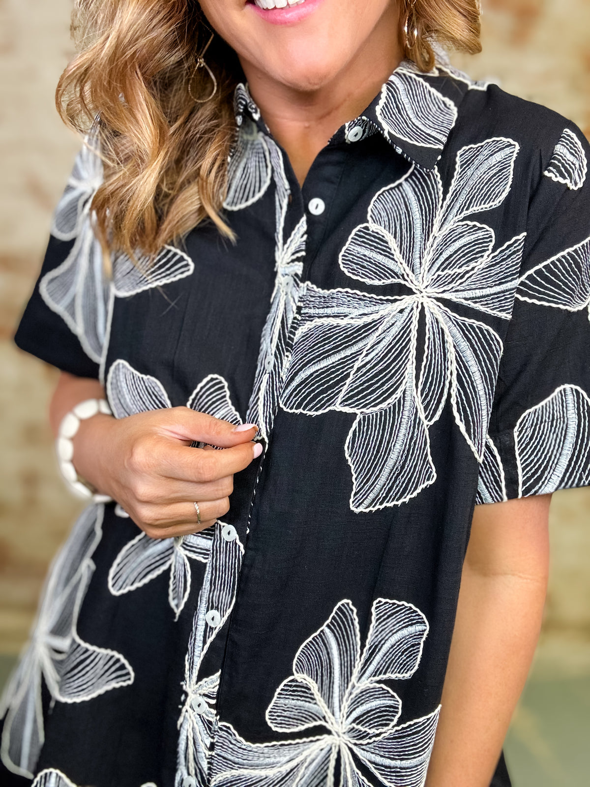 THML Blakely Embroidered Dress
