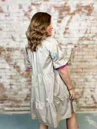 Lydia Embroidered Tiered Dress - FINAL SALE