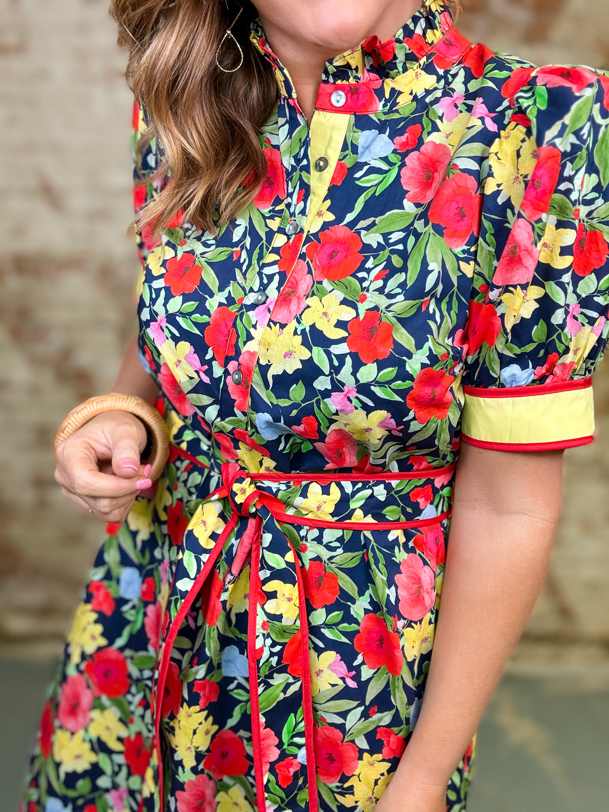 Caelin Floral Midi Dress