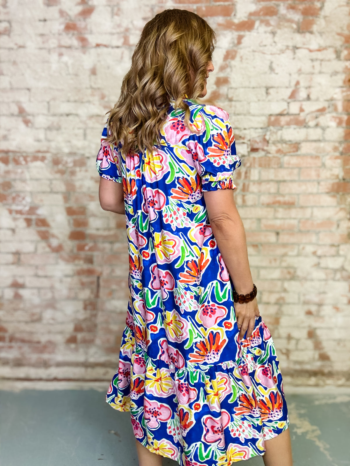 Felisha Floral Midi Dress