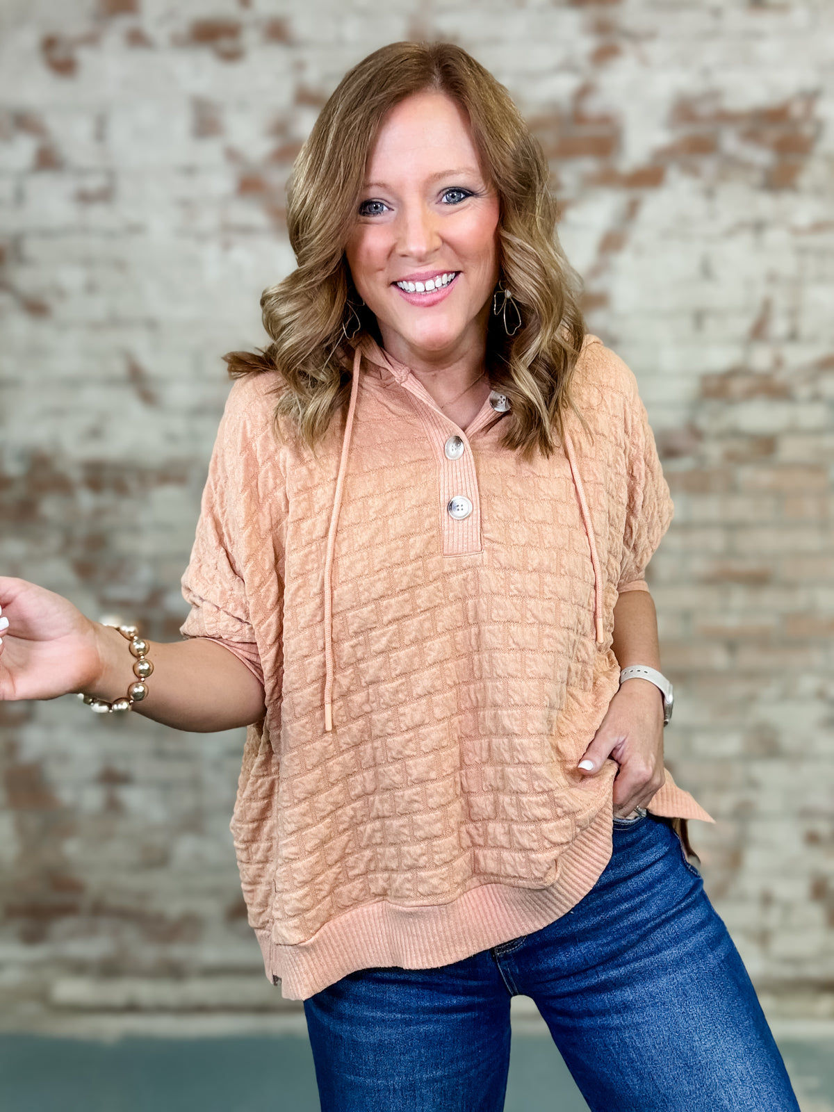 Silas Puff Textured Hoodie - FINAL SALE
