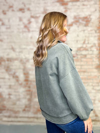 Mara Mineral Washed Collar Pullover