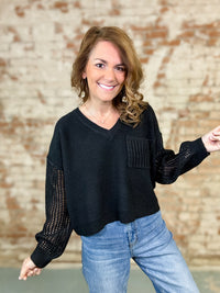 Petra Long Sleeve Sweater Top - FINAL SALE