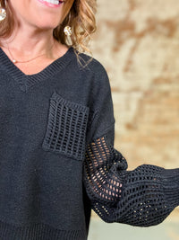 Petra Long Sleeve Sweater Top - FINAL SALE