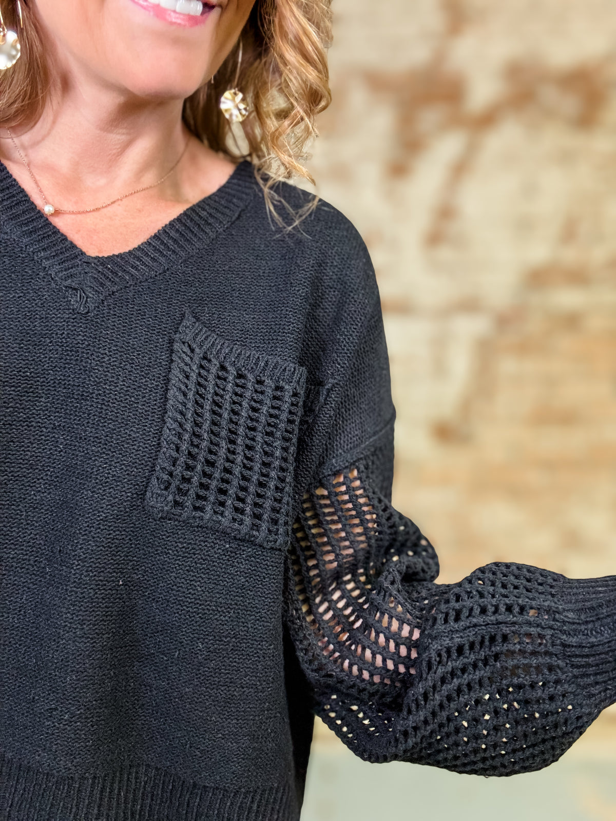 Petra Long Sleeve Sweater Top - FINAL SALE