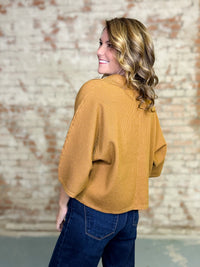 Della Solid Knit Top