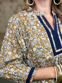 Magnolia Floral Print Top