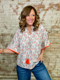 Marlene Floral Top FINAL SALE