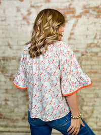 Marlene Floral Top FINAL SALE