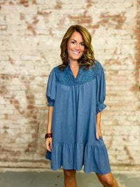 Graciela Lace Yoke Dress
