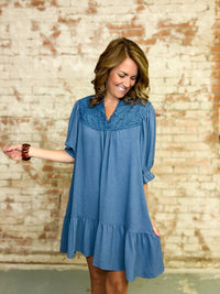 Graciela Lace Yoke Dress