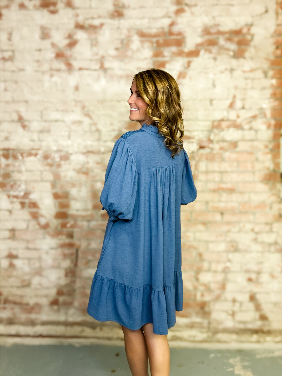Graciela Lace Yoke Dress