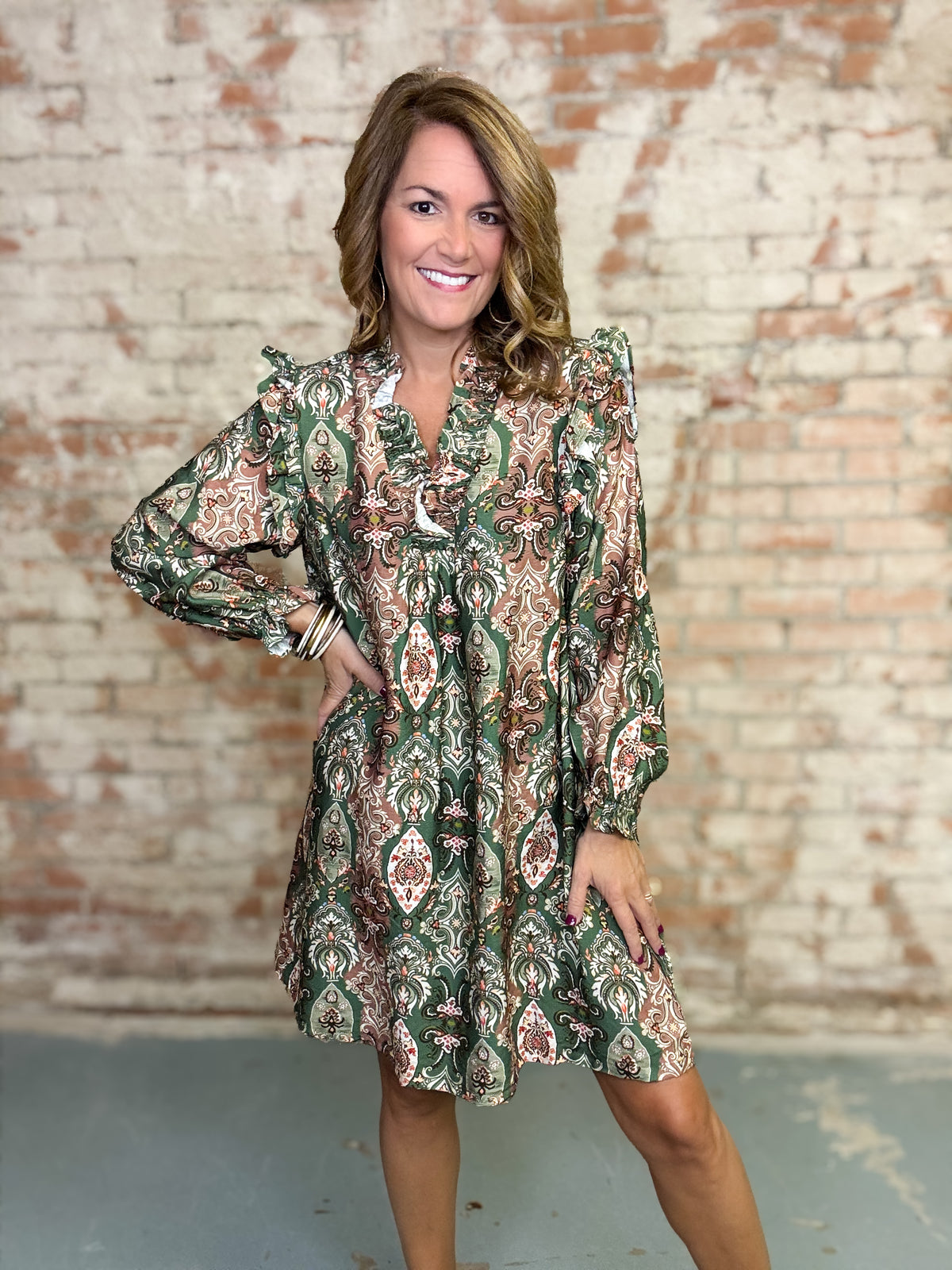Ayana Boho Paisley Dress