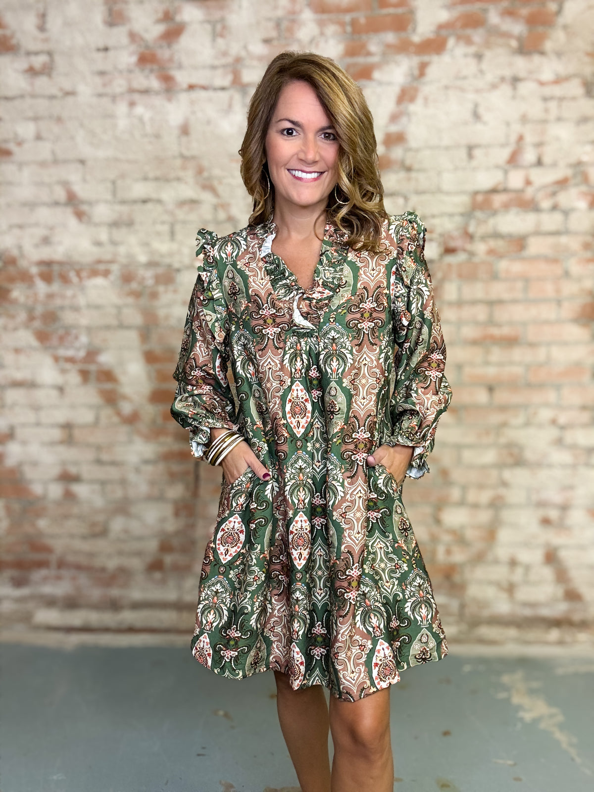 Ayana Boho Paisley Dress