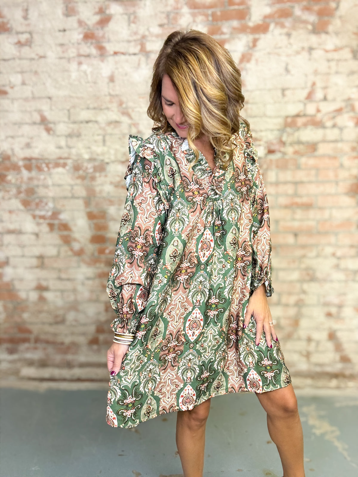 Ayana Boho Paisley Dress
