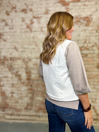 Jolie Reversible Quilted Vest