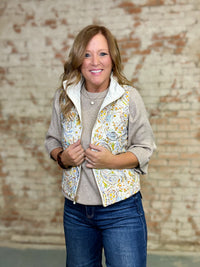 Jolie Reversible Quilted Vest