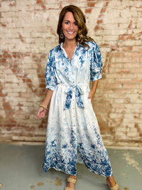 Laurie Botanical Midi Dress FINAL SALE