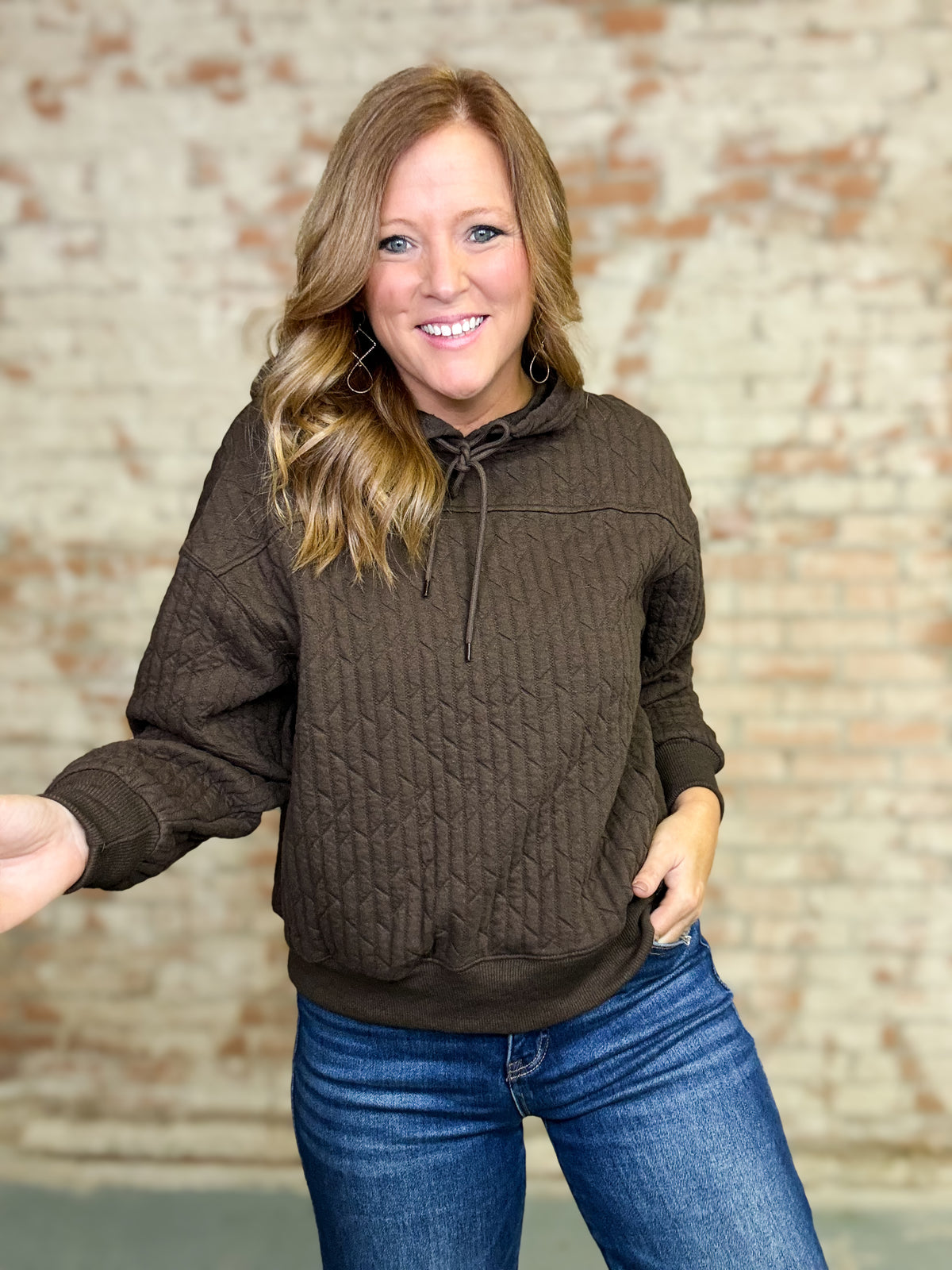 Evie Quilted Hoodie