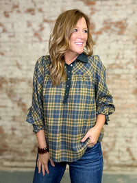 Lennox Plaid Top