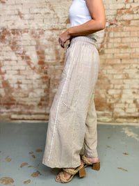 Carlee Striped Linen Pants