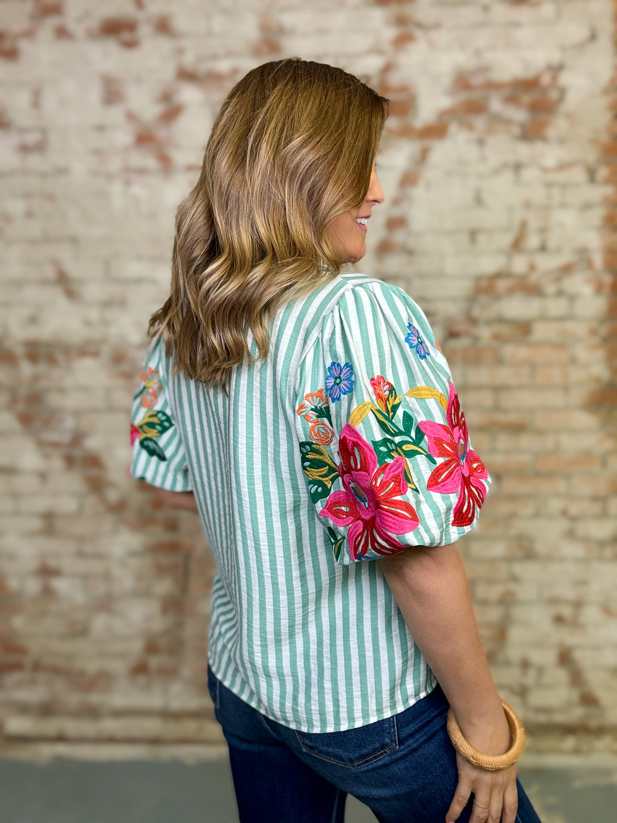 THML Collins Embroidered Top