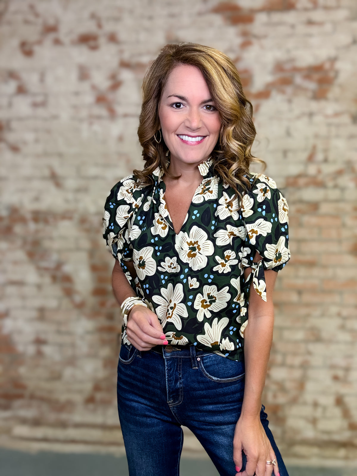THML Karlie Floral Top