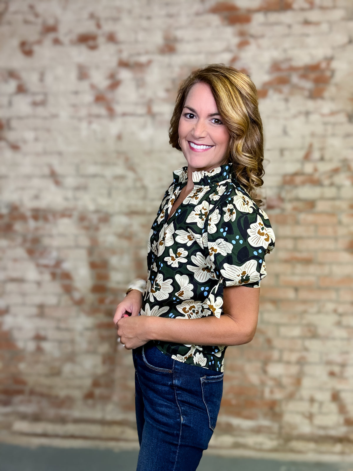 THML Karlie Floral Top