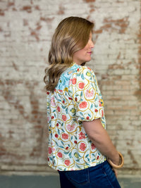 Debbie Floral Top FINAL SALE
