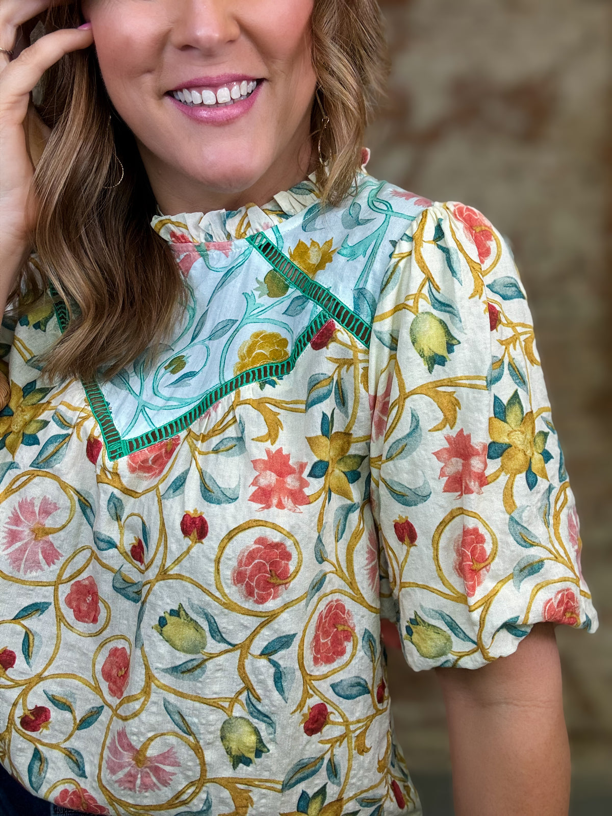 Debbie Floral Top FINAL SALE