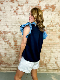 Emily Flutter Sleeve Top