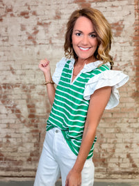 Aila Striped Top FINAL SALE