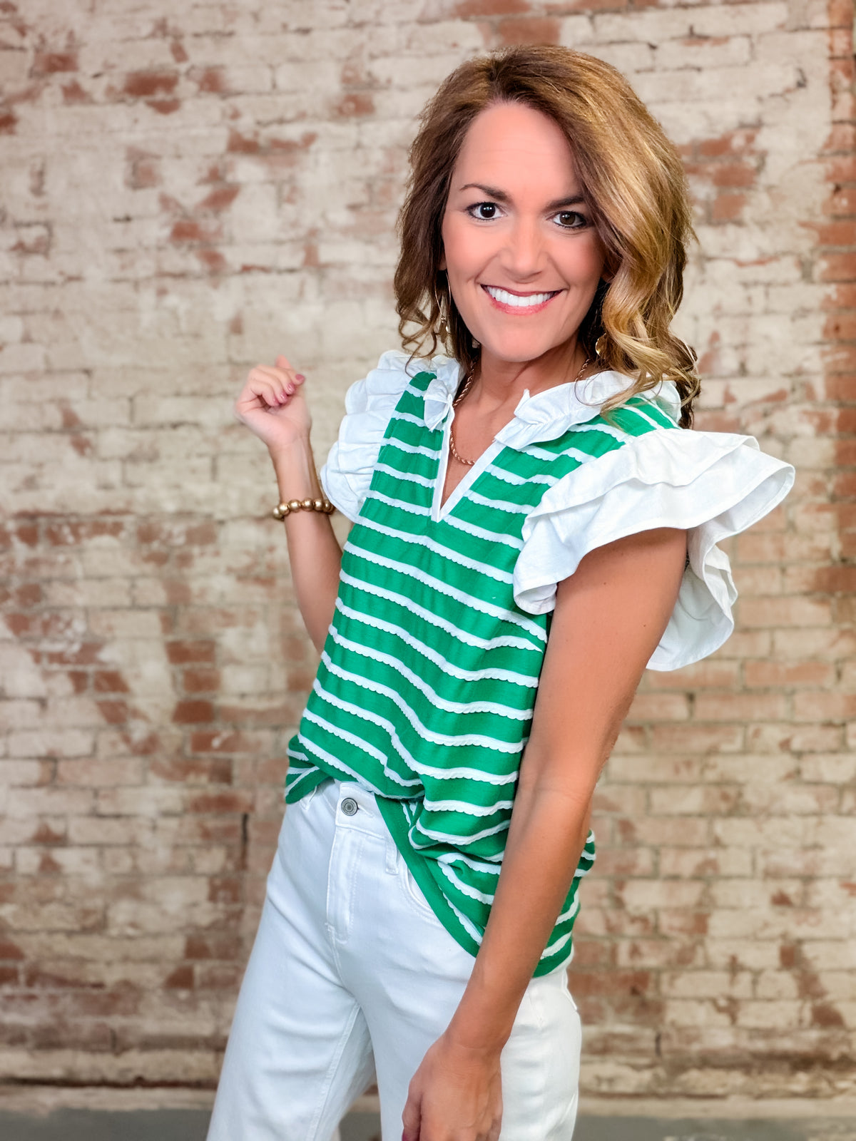 Aila Striped Top FINAL SALE